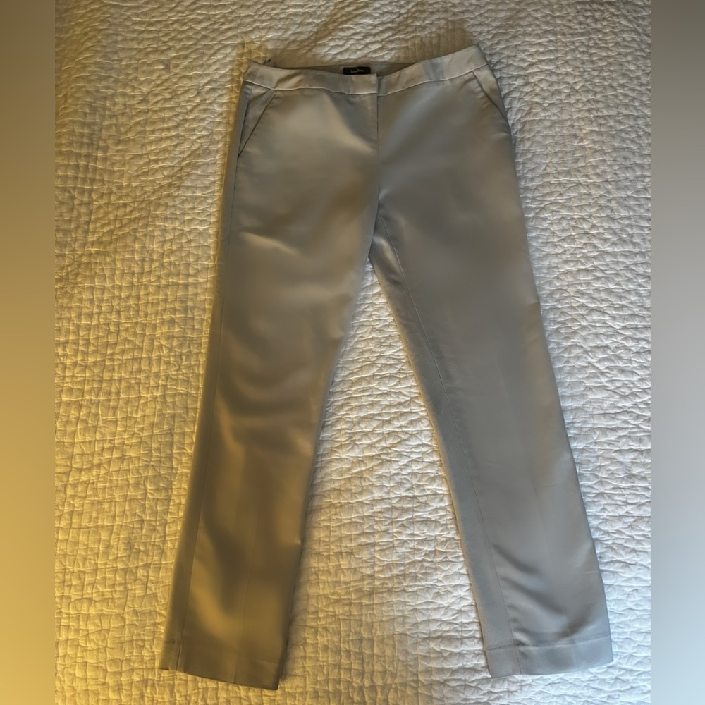 Light Tan/gray Neiman Marcus Trousers